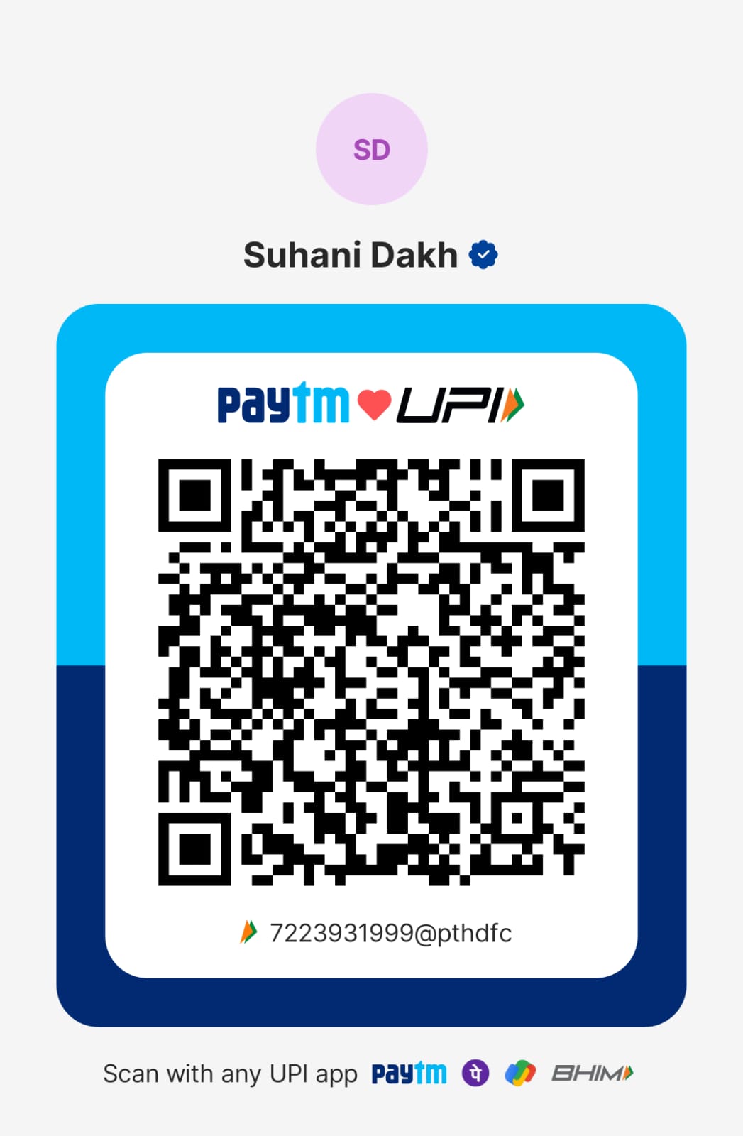 UPI QR Code